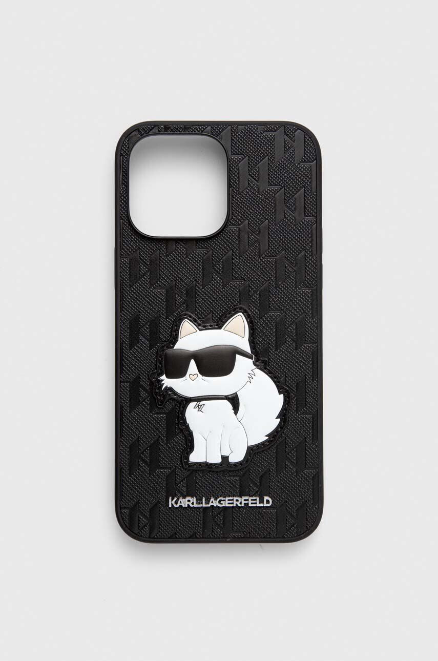 Karl Lagerfeld telefon tok iPhone 14 Pro Max 6.7" fekete - Pepit.hu