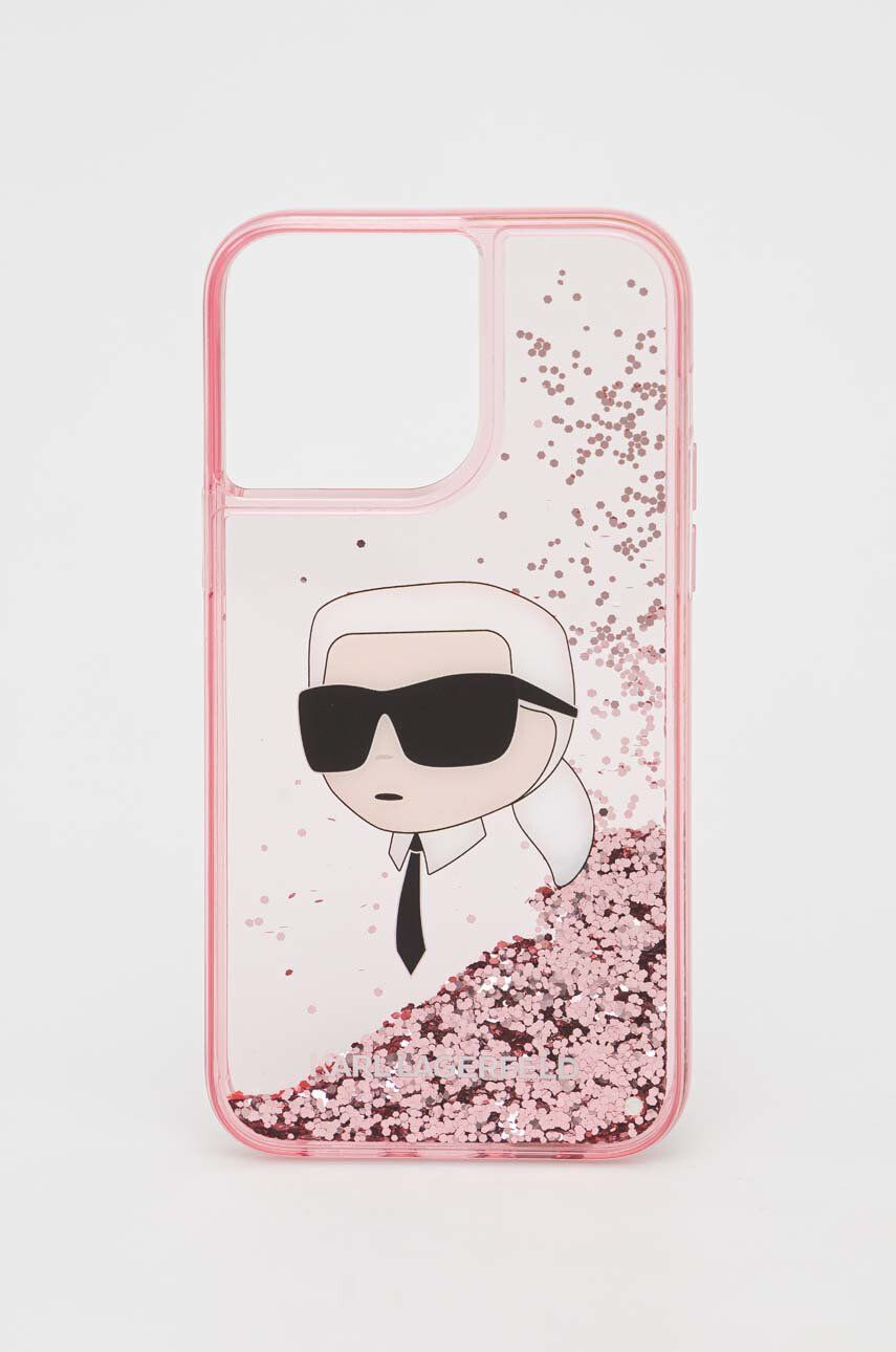 Karl Lagerfeld telefon tok iPhone 14 Pro Max 67" rózsaszín - Pepit.hu