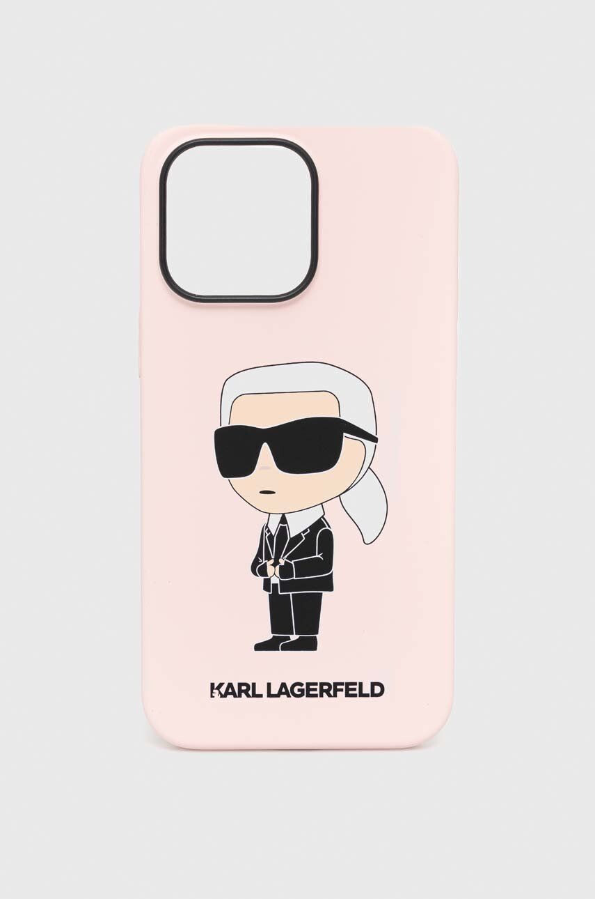 Karl Lagerfeld telefon tok iPhone 14 Pro Max 67" rózsaszín - Pepit.hu