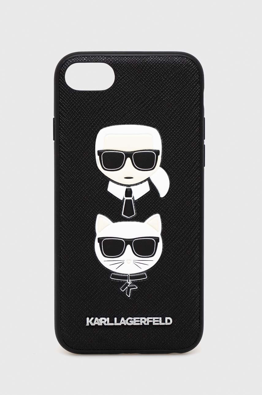 Karl Lagerfeld telefon tok iPhone 7/8 / SE 2020 / SE 2022 fekete - Pepit.hu