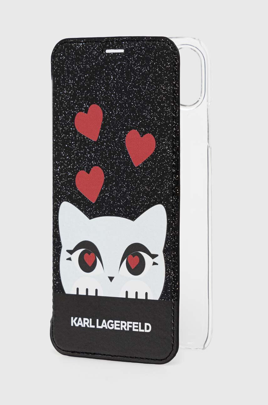 Karl Lagerfeld telefon tok iPhone X/Xs fekete - Pepit.hu