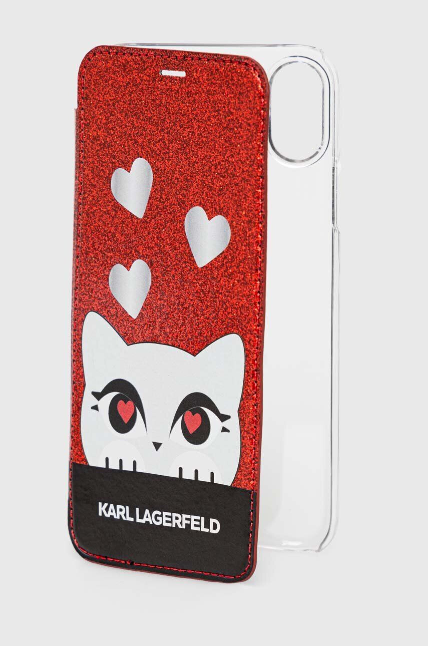 Karl Lagerfeld telefon tok iPhone X/Xs piros - Pepit.hu