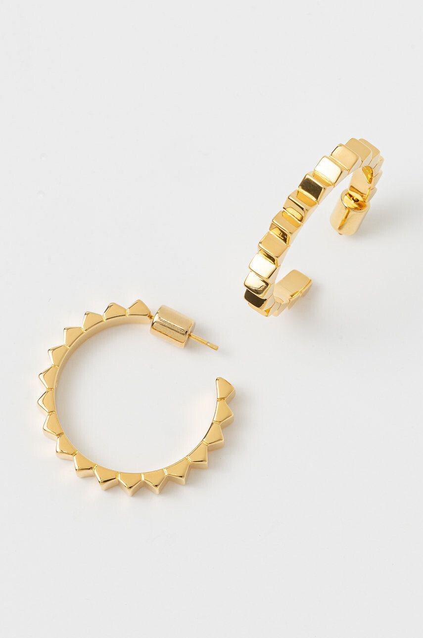 Kat Maconie fülbevaló Prism Stud Medium Hoop Earrings - Pepit.hu