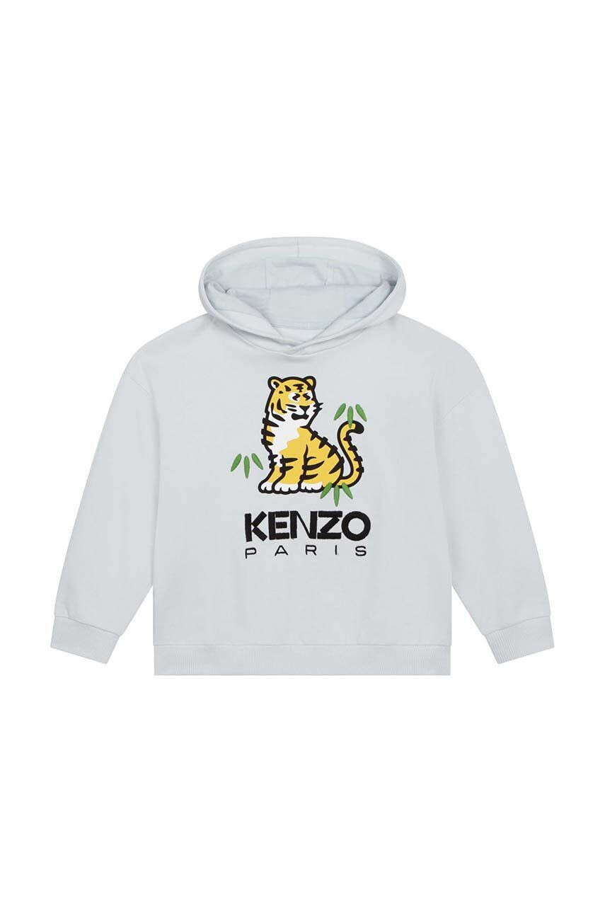 Kenzo kids gyerek melegítőfelső pamutból nyomott mintás kapucnis - Pepit.hu