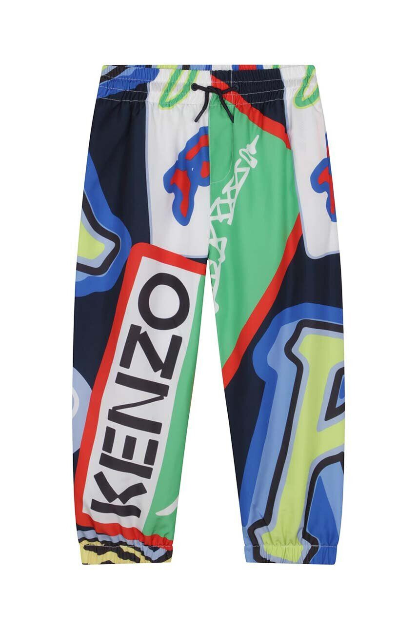 Kenzo kids gyerek melegítőnadrág sötétkék mintás - Pepit.hu