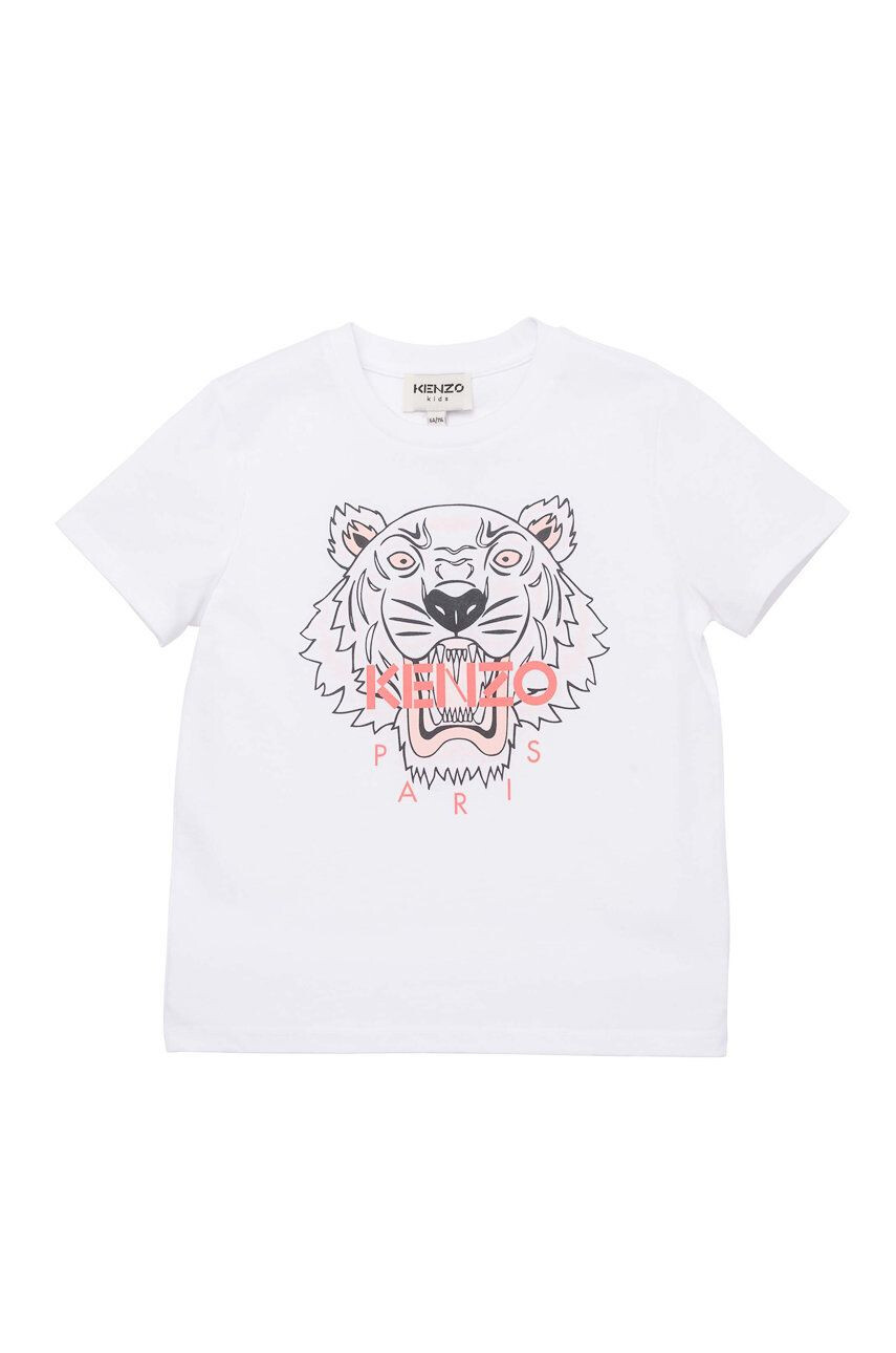 Kenzo kids gyerek pamut póló fehér - Pepit.hu