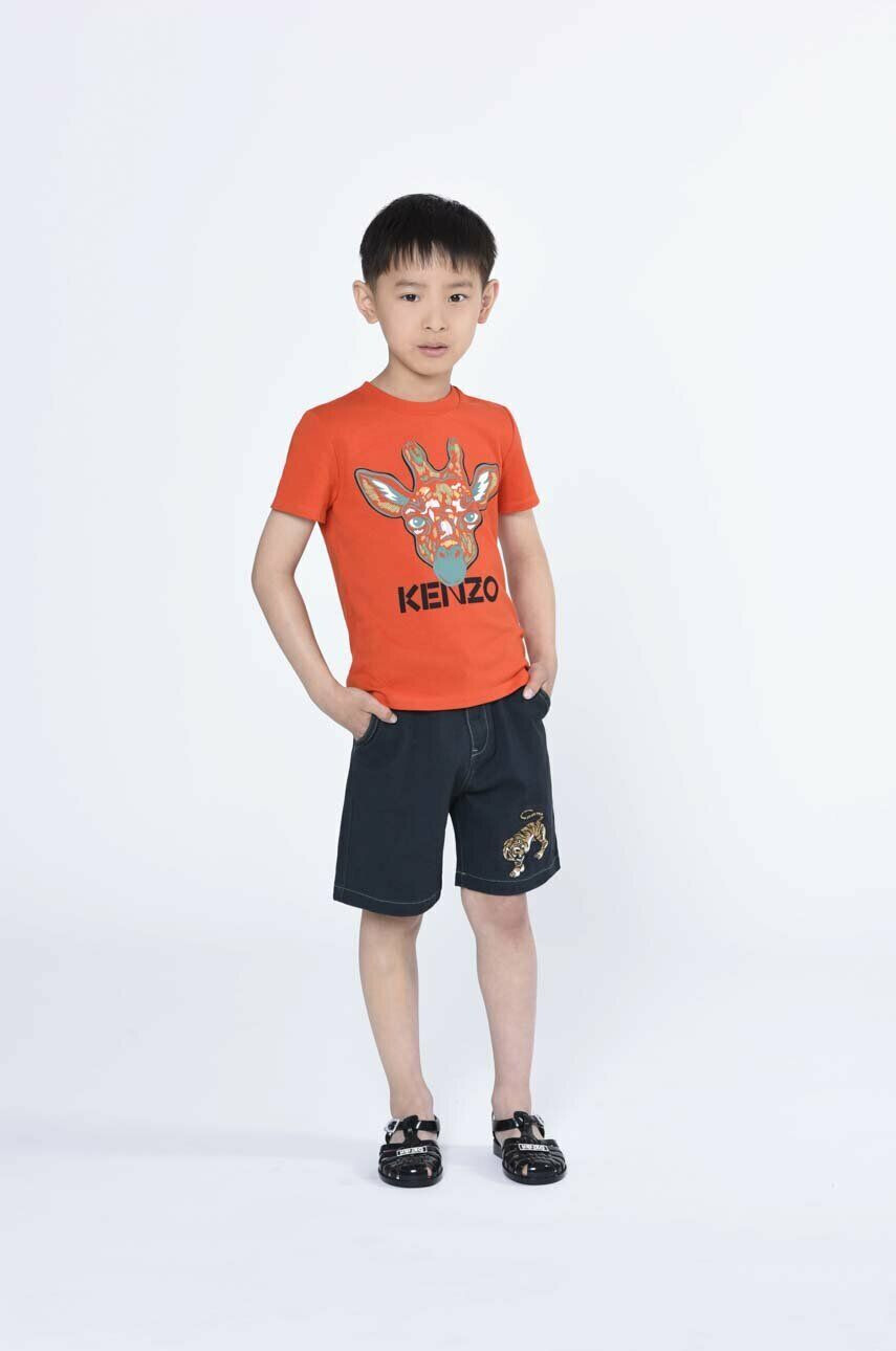 Kenzo kids gyerek pamut póló rózsaszín - Pepit.hu