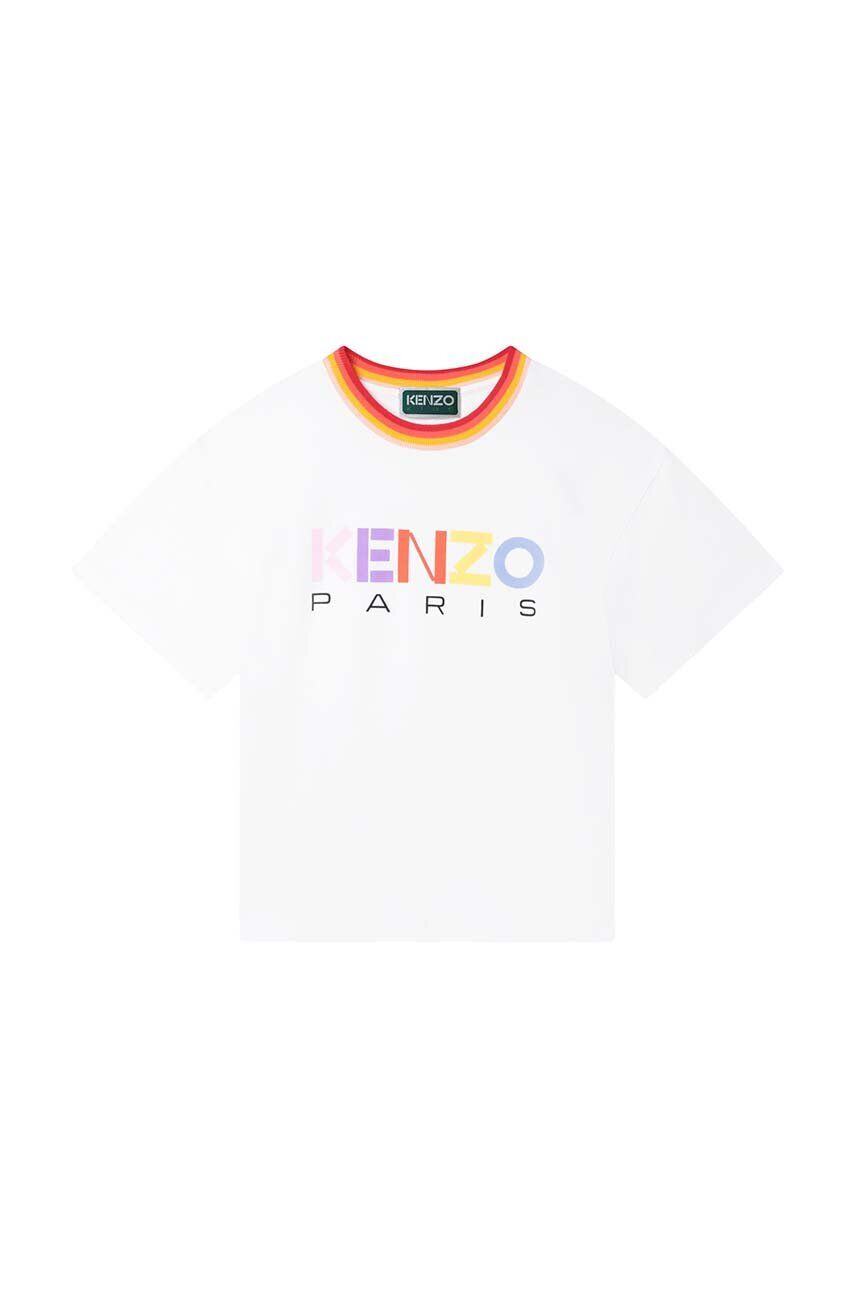 Kenzo kids gyerek pamut póló fehér - Pepit.hu