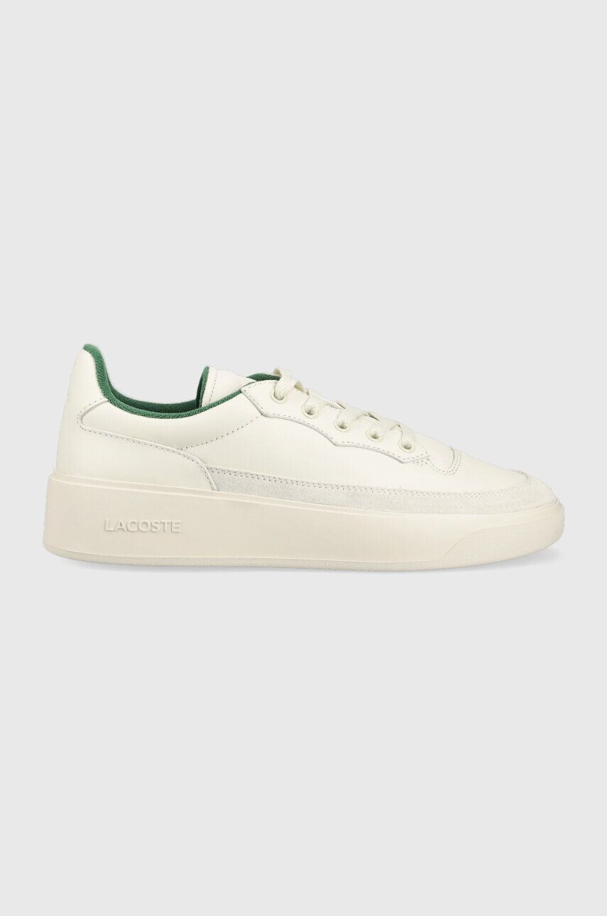 Lacoste bőr sportcipő G80 Club Leather Tonal Trainers bézs 45SMA0028 - Pepit.hu