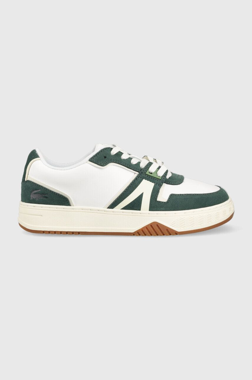 Lacoste bőr sportcipő L001 Leather Colour Trainers zöld 45SMA0070 - Pepit.hu