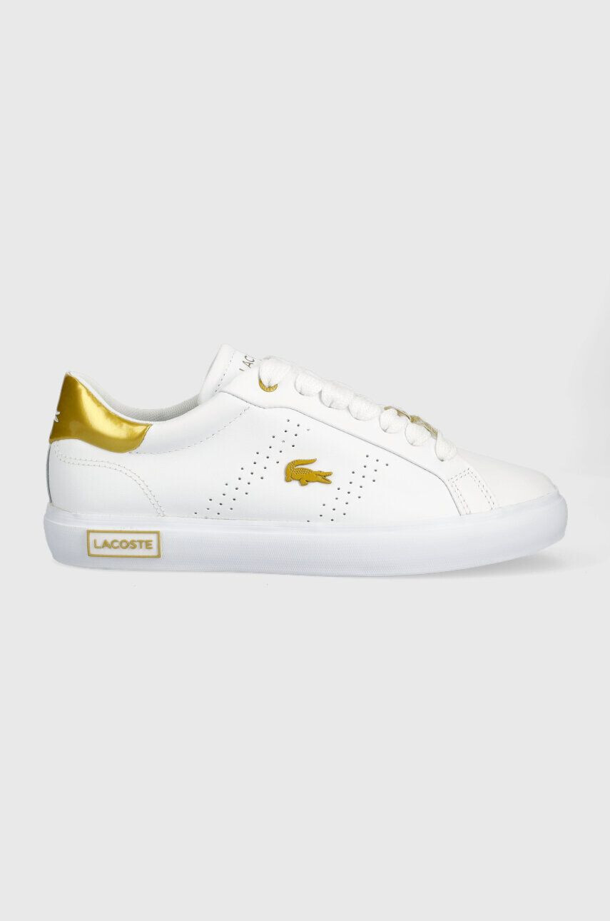 Lacoste bőr sportcipő Powercourt 2.0 fehér 45SFA0034 - Pepit.hu