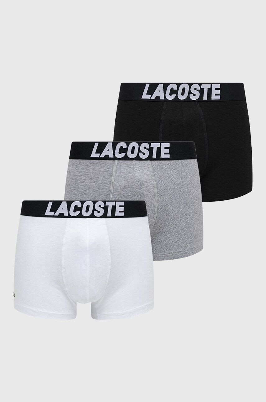 Lacoste boxeralsó (3 db) fekete férfi - Pepit.hu