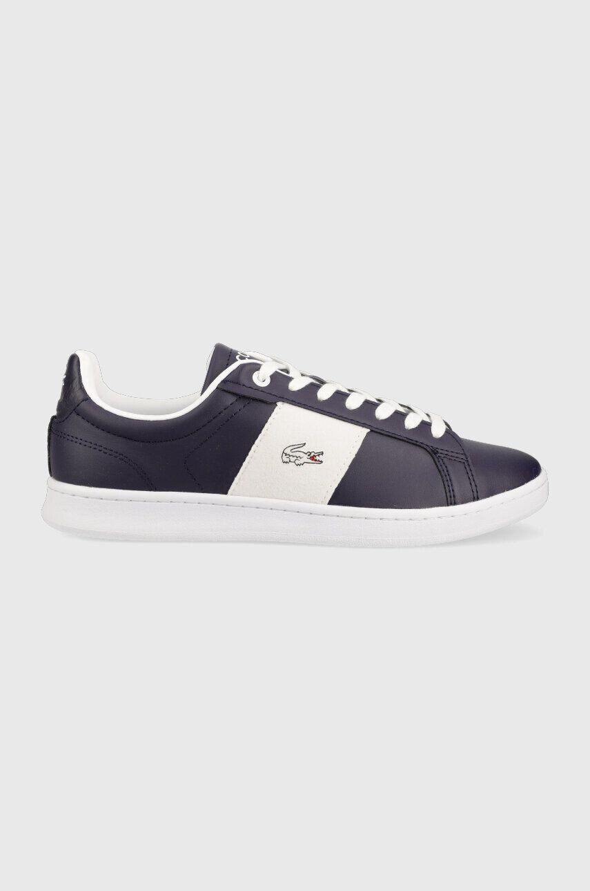 Lacoste sportcipő Carnaby Pro Leather Colour Contrast sötétkék 45SMA0060 - Pepit.hu