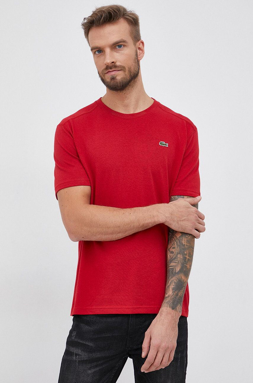 Lacoste t-shirt szürke férfi sima - Pepit.hu