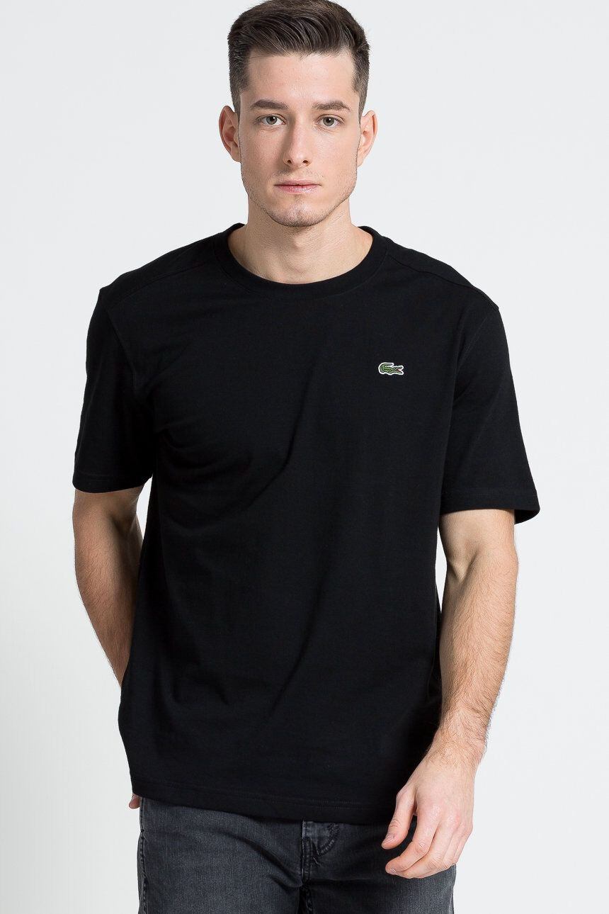 Lacoste t-shirt fekete sima - Pepit.hu