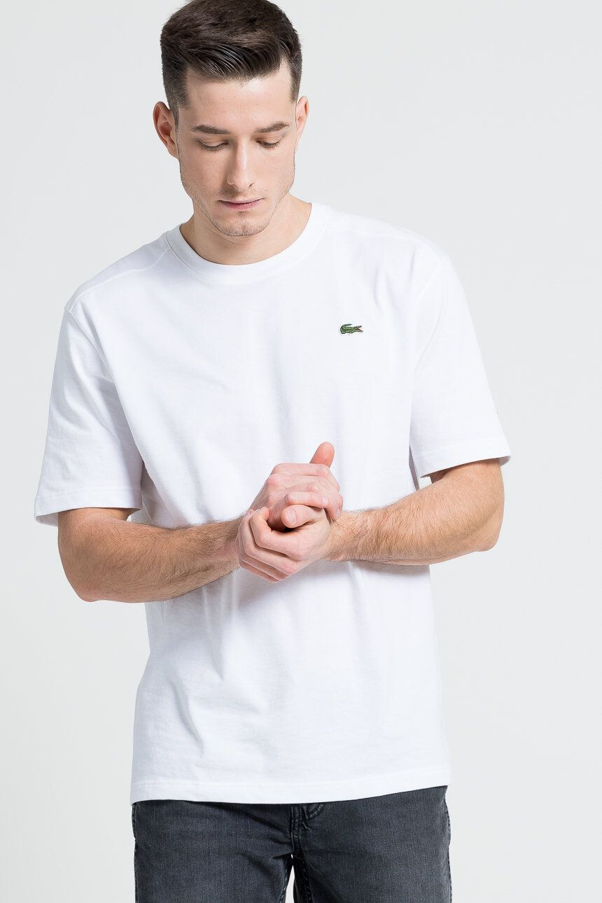 Lacoste t-shirt fehér sima - Pepit.hu