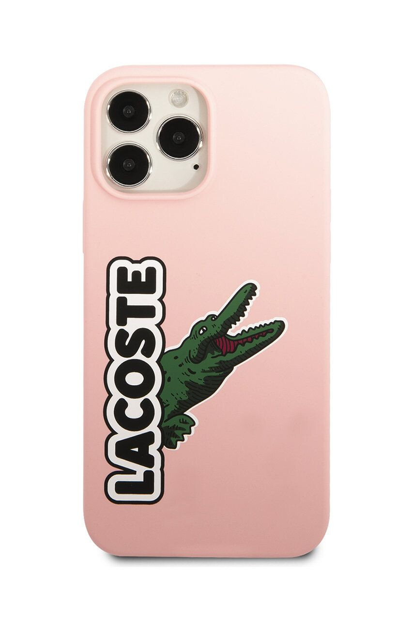 Lacoste telefon tok Iphone 13 Pro Max 67" rózsaszín - Pepit.hu