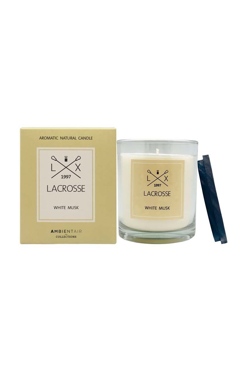 Lacrosse illatgyertya szójaviaszból white musk 200 g - Pepit.hu