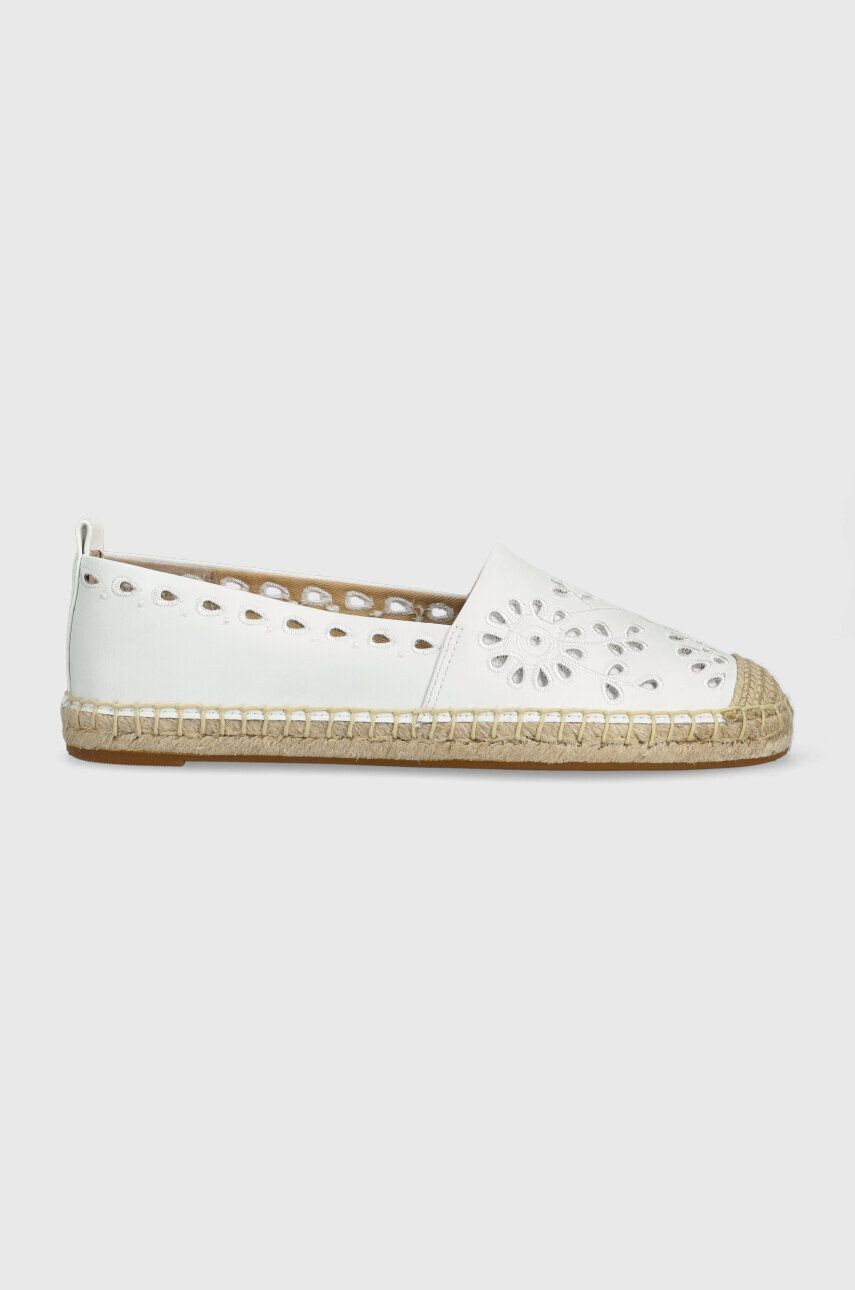 Lauren Ralph Lauren bőr espadrilles Cameryn Eylt fehér 802904429001 - Pepit.hu