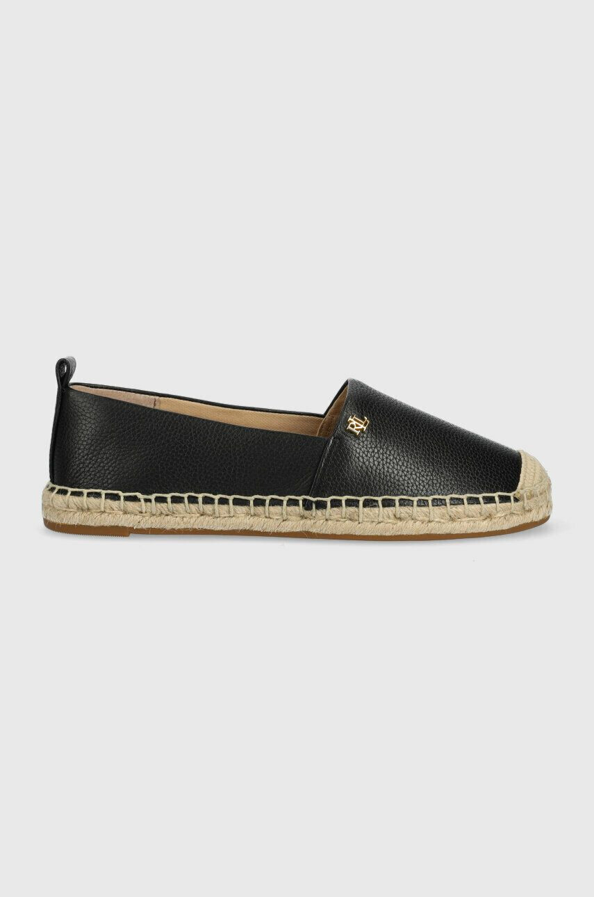 Lauren Ralph Lauren bőr espadrilles Cameryn IV barna 802905304002 - Pepit.hu