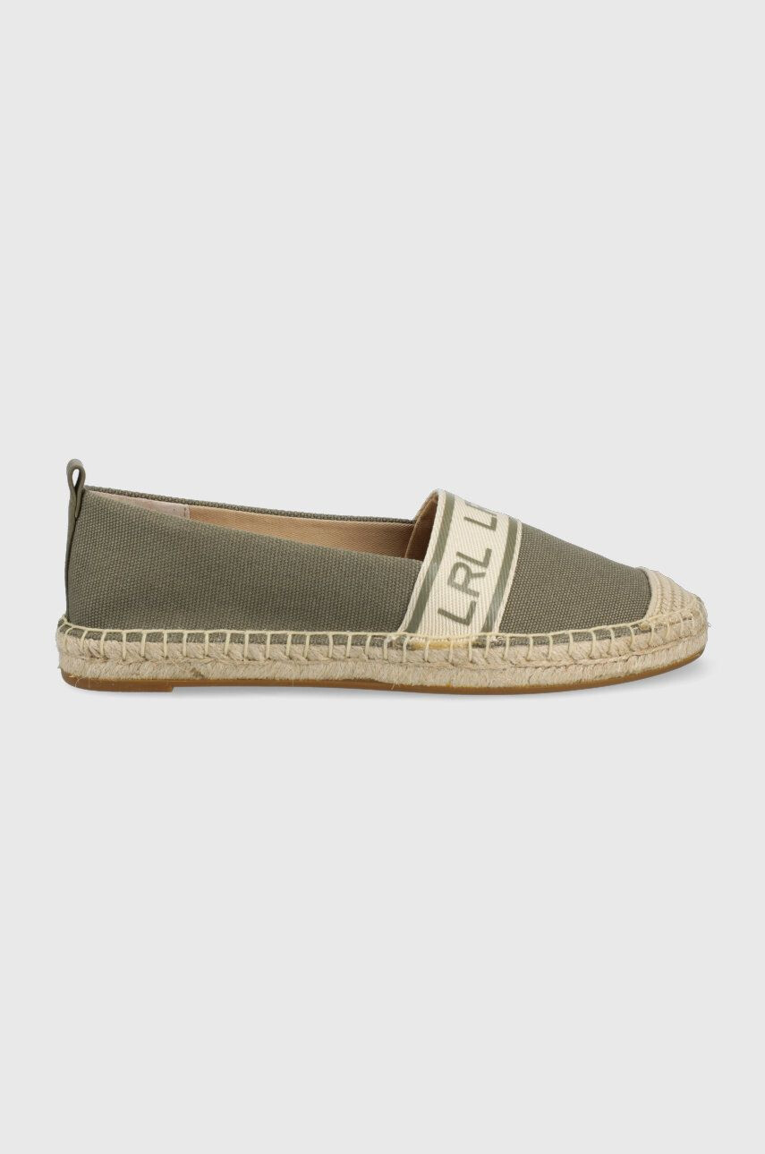 Lauren Ralph Lauren espadrilles Caylee zöld - Pepit.hu