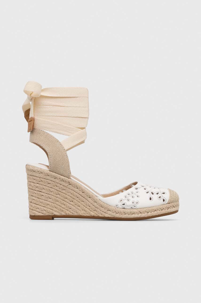 Lauren Ralph Lauren espadrilles Paislee Eylt fehér női éksarkú 802896868003 - Pepit.hu