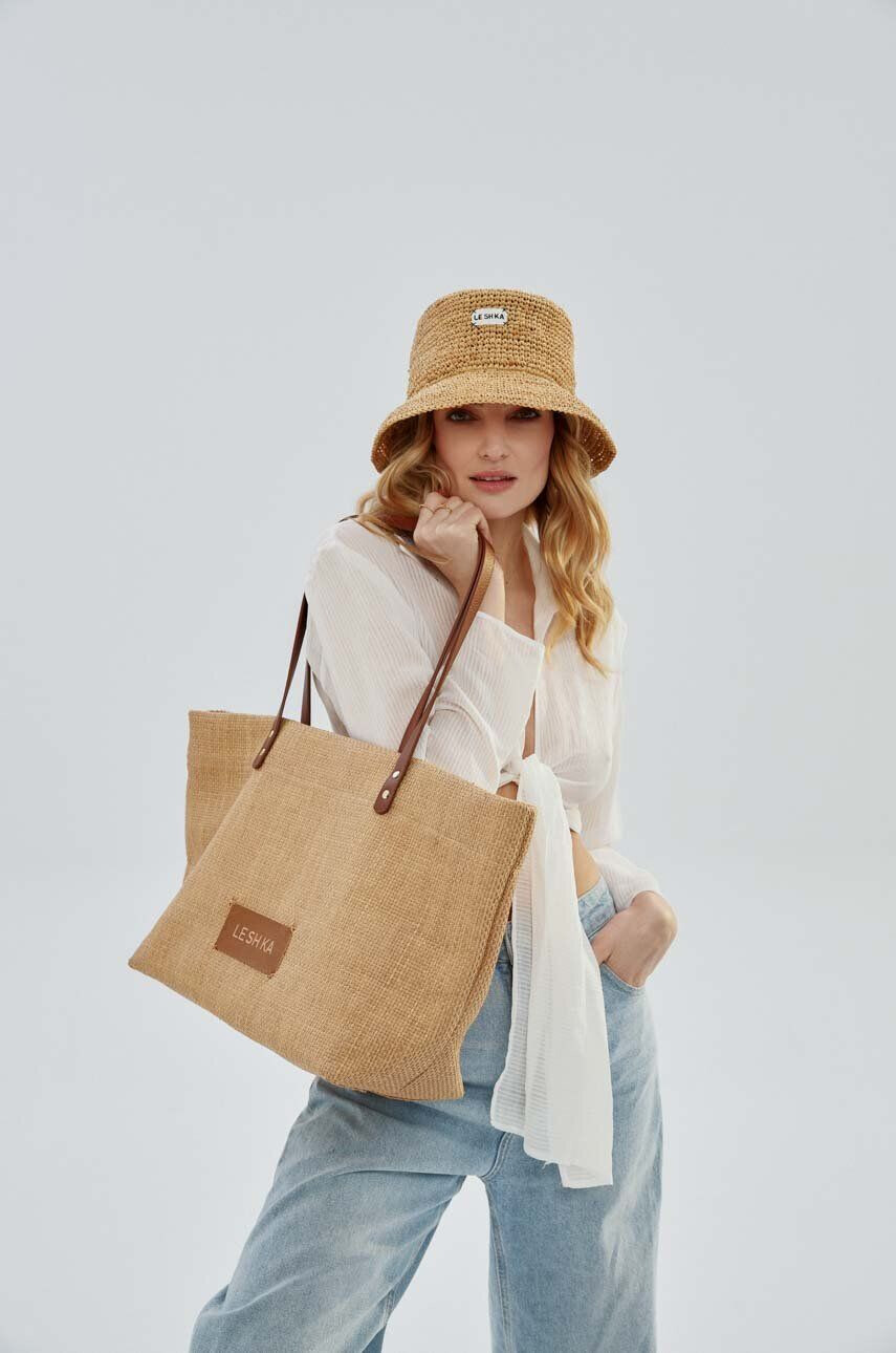 LE SH KA headwear kézitáska Beige Summer Bag bézs - Pepit.hu