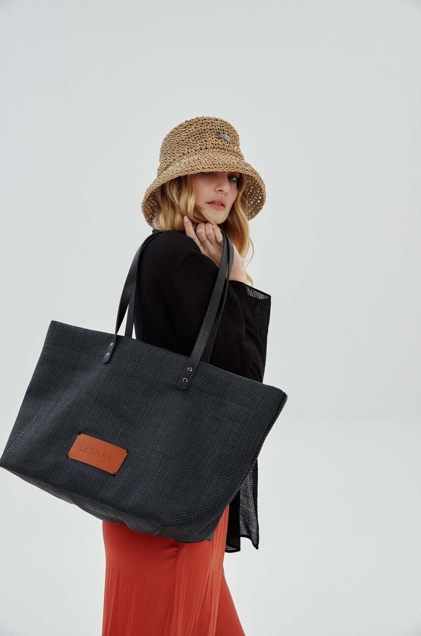 LE SH KA headwear kézitáska Nero Summer Bag fekete - Pepit.hu