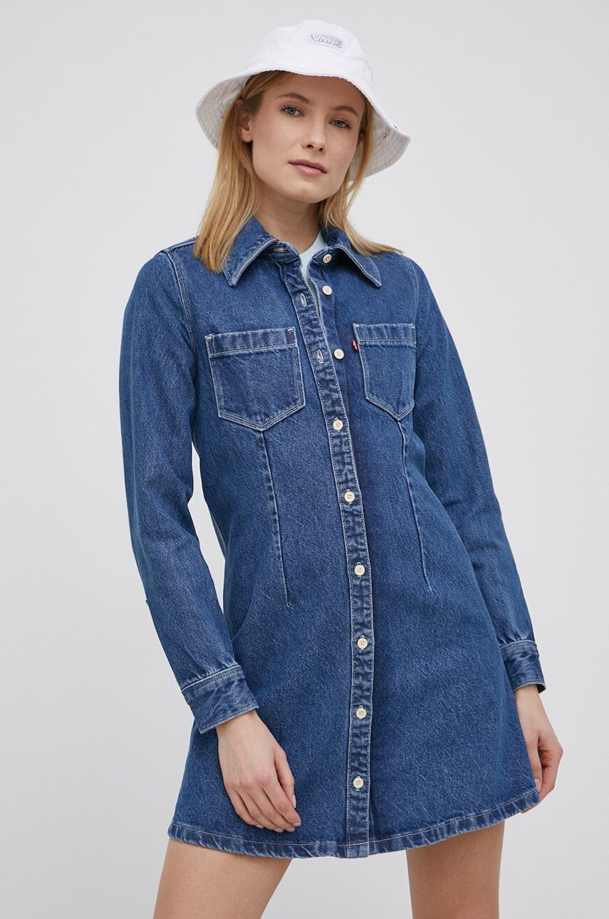 Levi's farmerruha sötétkék mini harang alakú - Pepit.hu