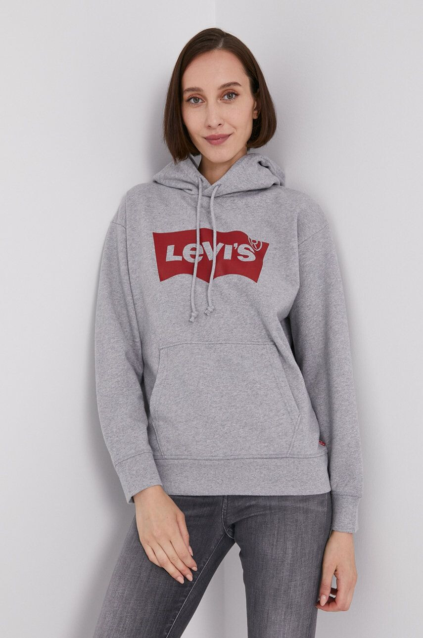 Levi's felső szürke női nyomott mintás - Pepit.hu