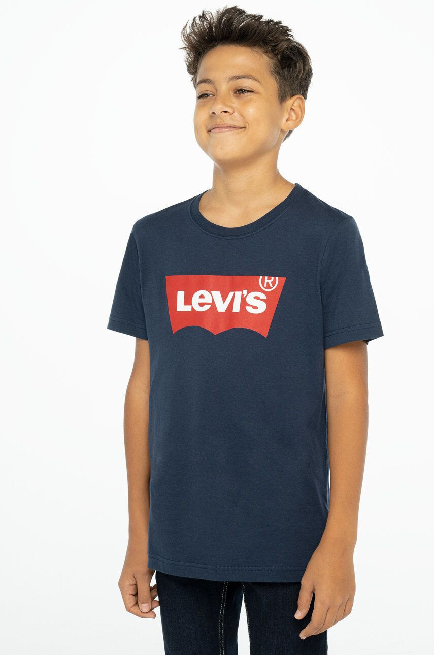 Levi's gyerek póló sötétkék nyomott mintás - Pepit.hu