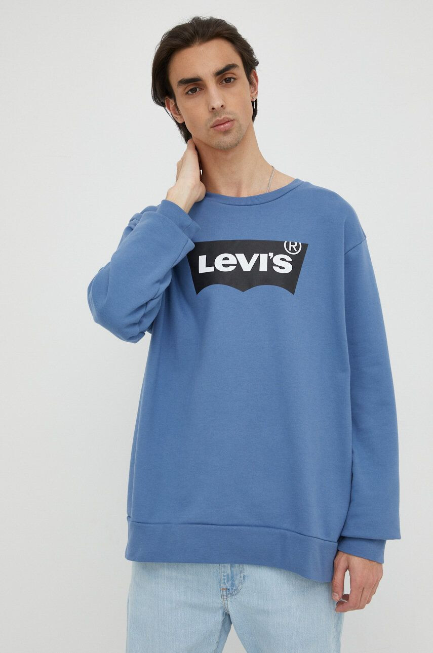 Levi's pamut melegítőfelső férfi nyomott mintás - Pepit.hu