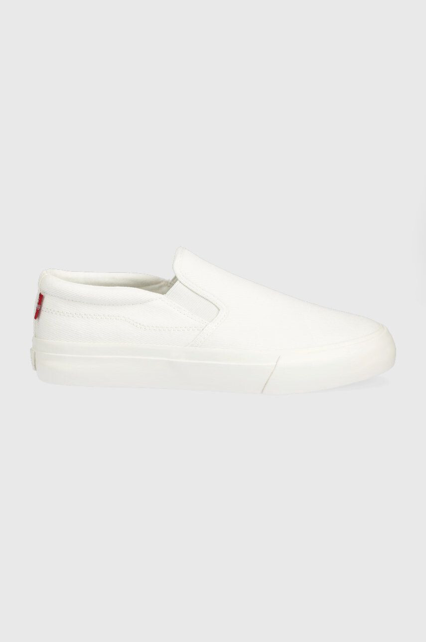 Levi's sportcipő Decon Slip On S fehér női - Pepit.hu