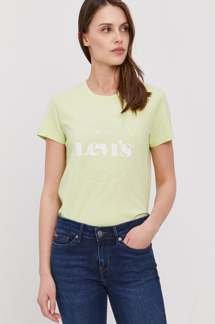 Levi's t-shirt zöld - Pepit.hu