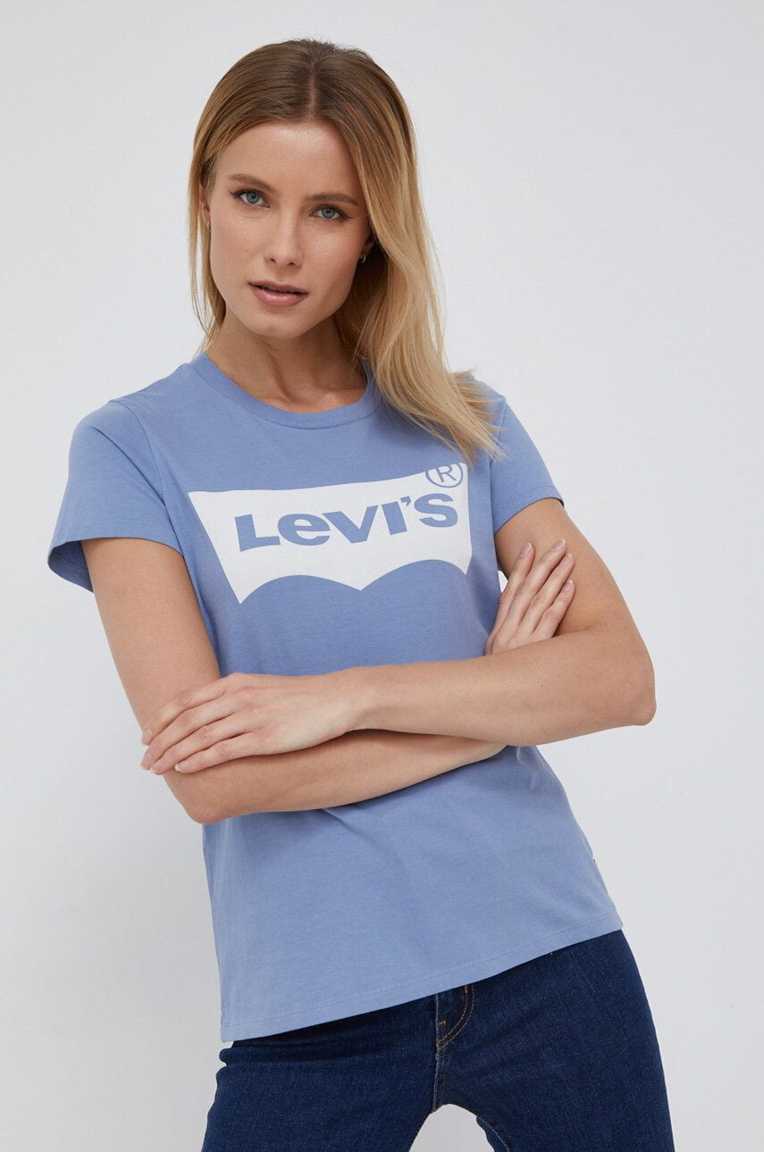 Levi's t-shirt kék - Pepit.hu