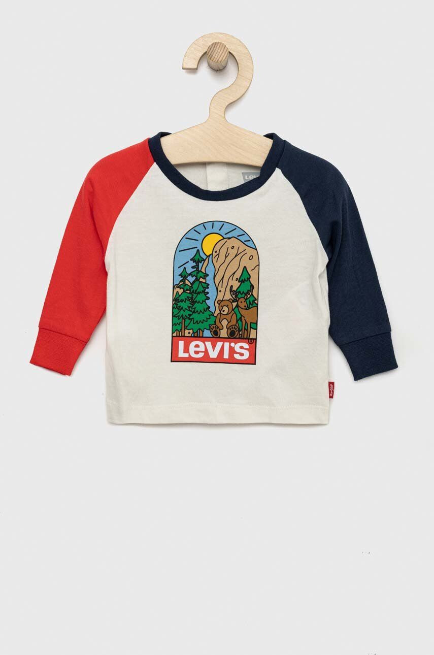 Levi's baba pamut hosszú ujjú fehér - Pepit.hu