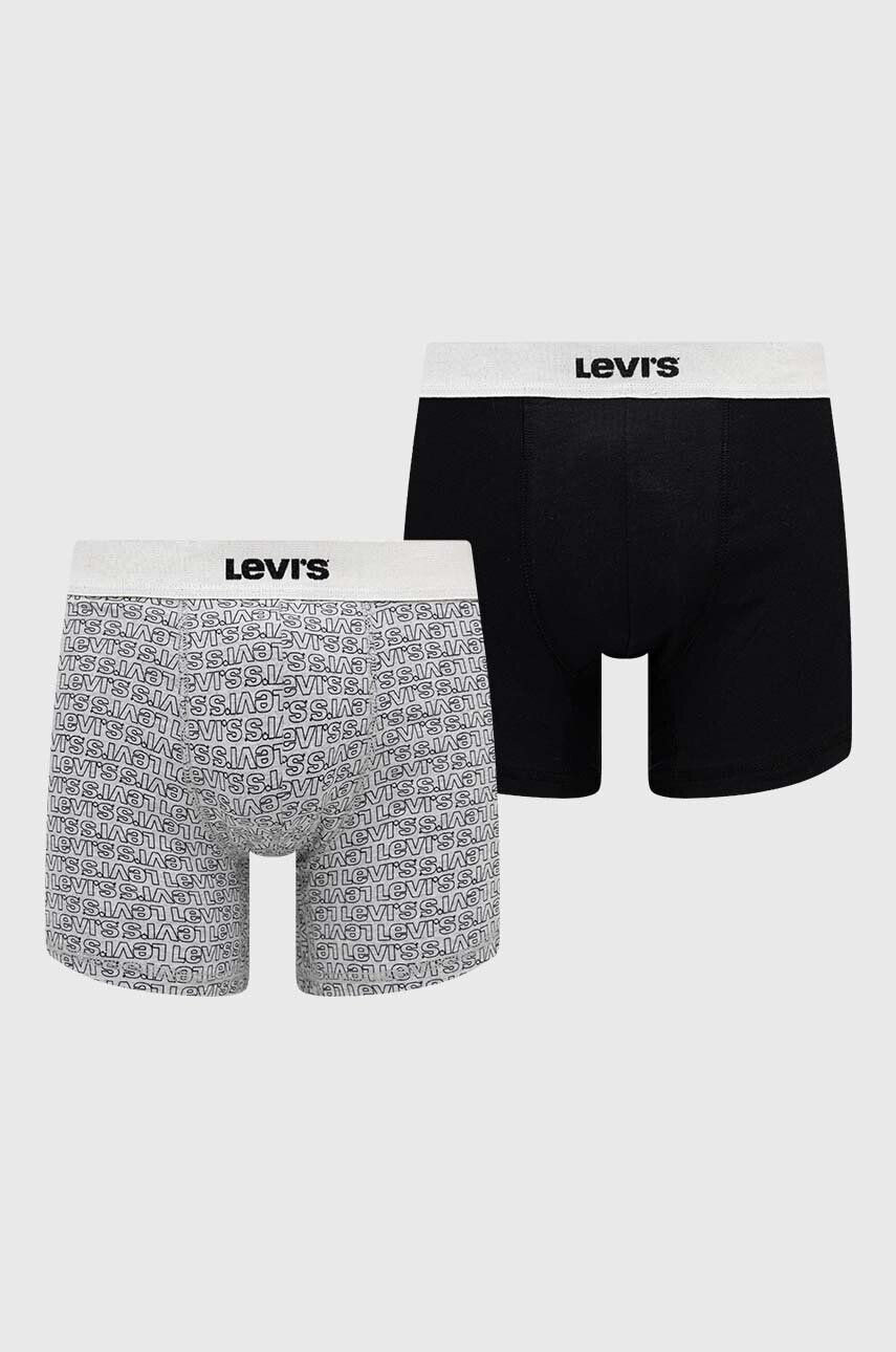 Levi's boxeralsó 2 db fekete férfi - Pepit.hu