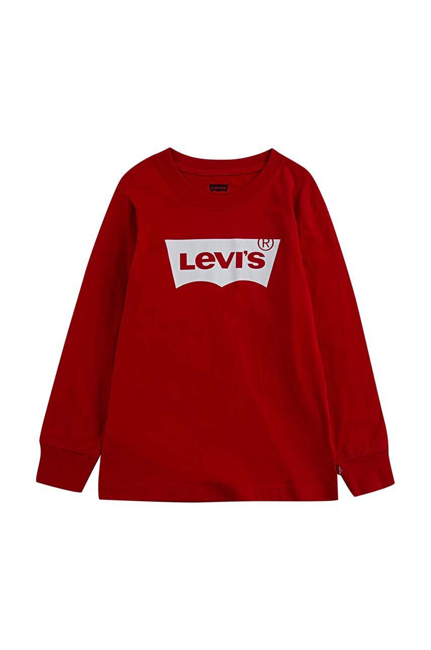 Levi's gyerek hosszúujjú piros nyomott mintás - Pepit.hu