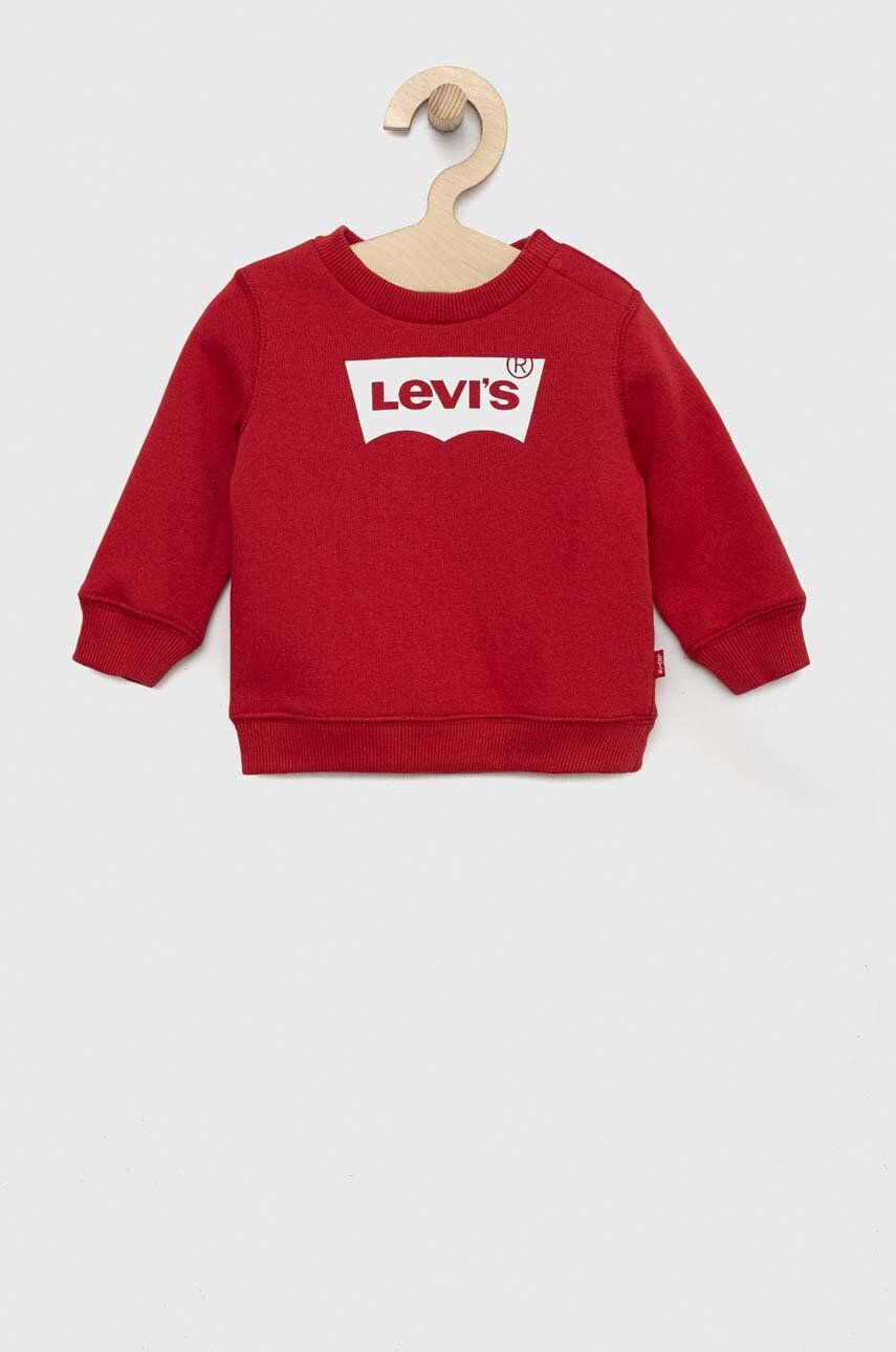 Levi's gyerek melegítőfelső pamutból piros nyomott mintás - Pepit.hu