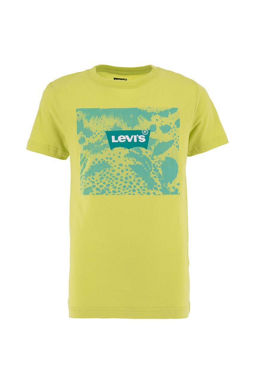 Levi's gyerek pamut póló fekete nyomott mintás - Pepit.hu