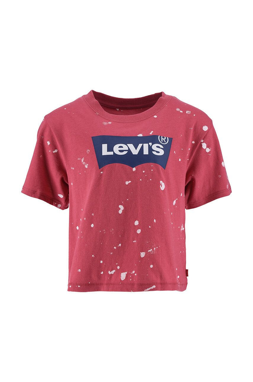 Levi's gyerek pamut póló piros - Pepit.hu