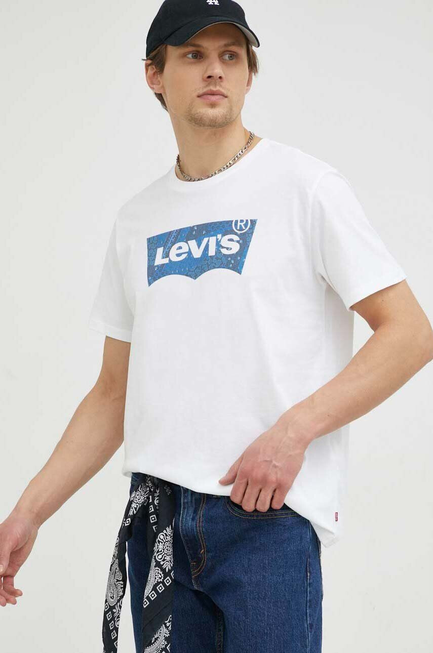 Levi's pamut póló zöld - Pepit.hu