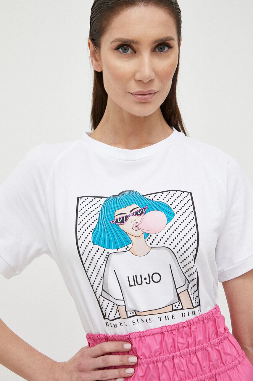 Liu Jo t-shirt női fekete - Pepit.hu