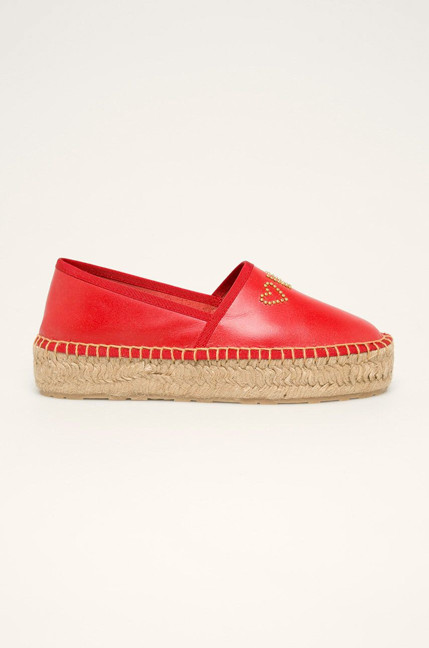 Love Moschino Bőr espadrilles - Pepit.hu