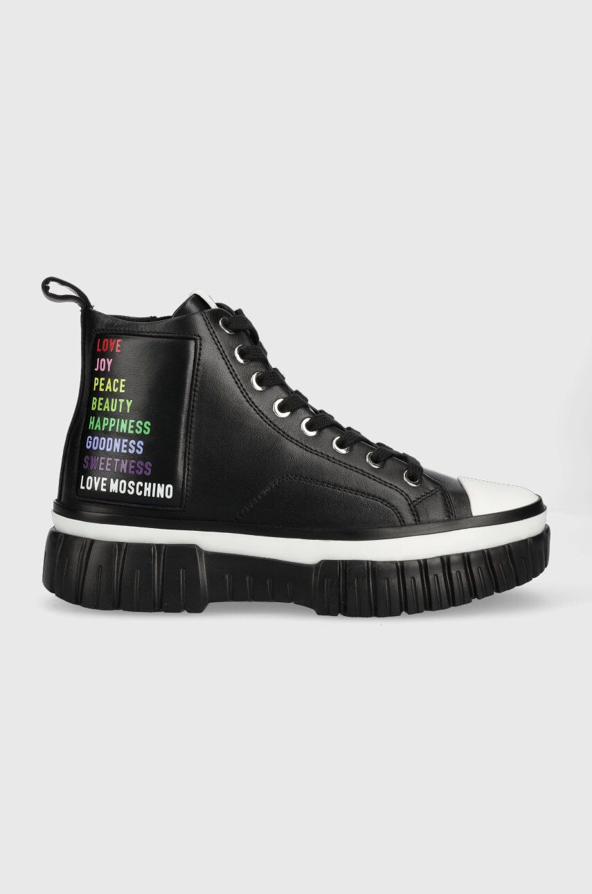 Love Moschino bőr sneaker - Pepit.hu