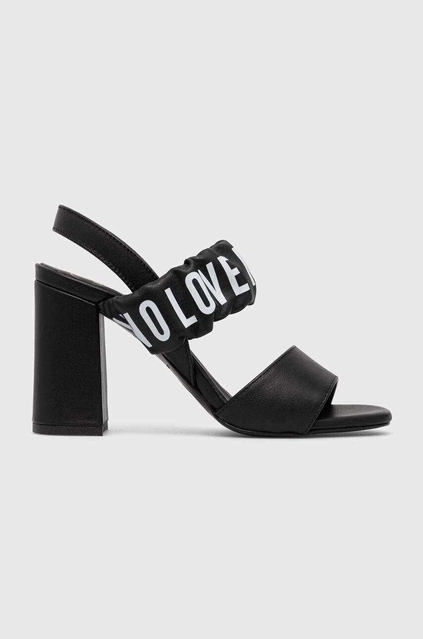 Love Moschino bőr szandál fekete JA16358G0GIE0000 - Pepit.hu