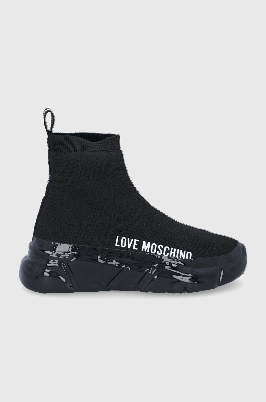 Love Moschino cipő fekete platformos - Pepit.hu