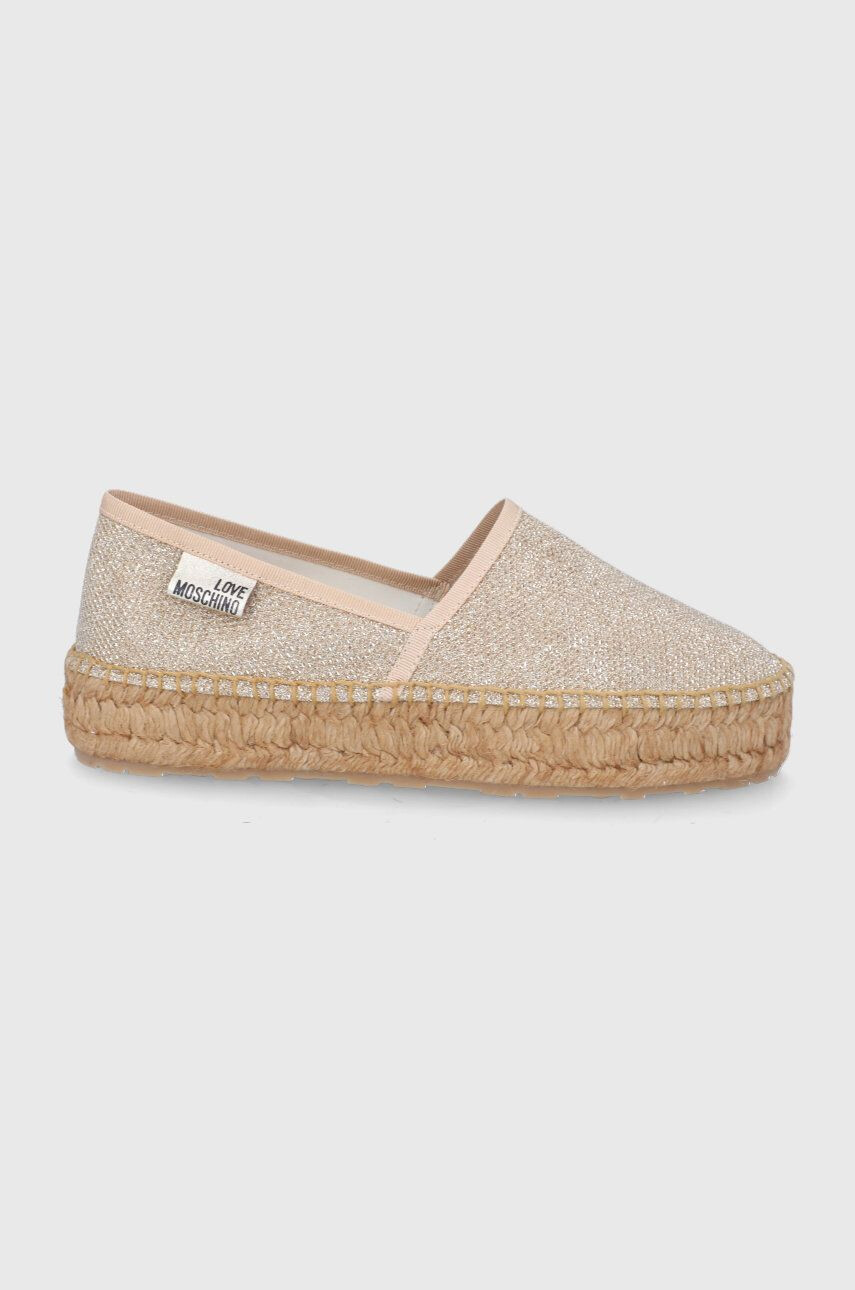 Love Moschino espadrilles fekete JA10482G0GIG0000 - Pepit.hu