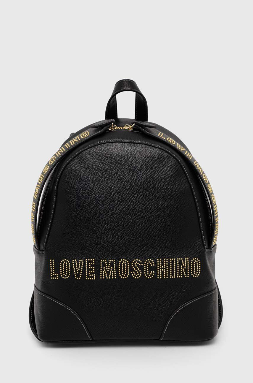 Love Moschino hátizsák fekete női kis nyomott mintás - Pepit.hu