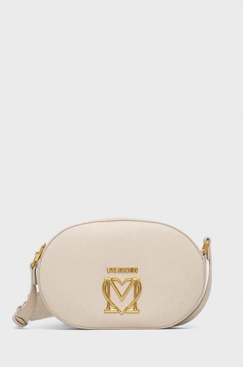 Love Moschino kézitáska krémszínű - Pepit.hu